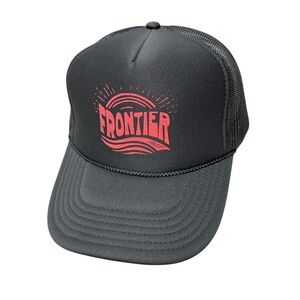 OTTO gray pink Frontier trucker hat SnapBack adjustable OSFM